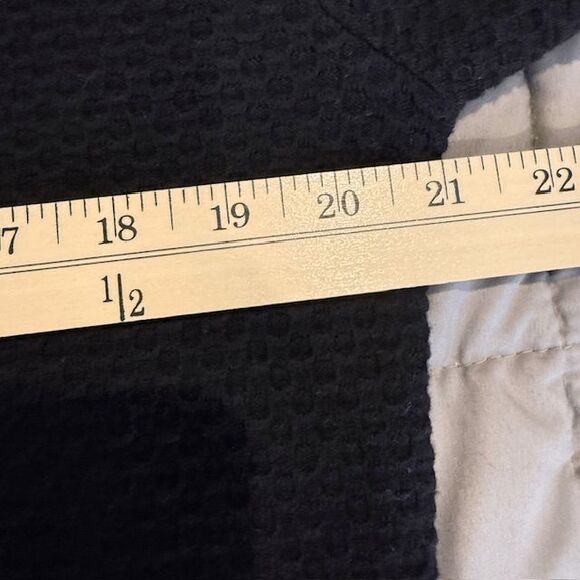 Karl Lagerfeld Textured Basketweave Honeycomb Black Sweater Men's Size Medium - Picture 7 of 10